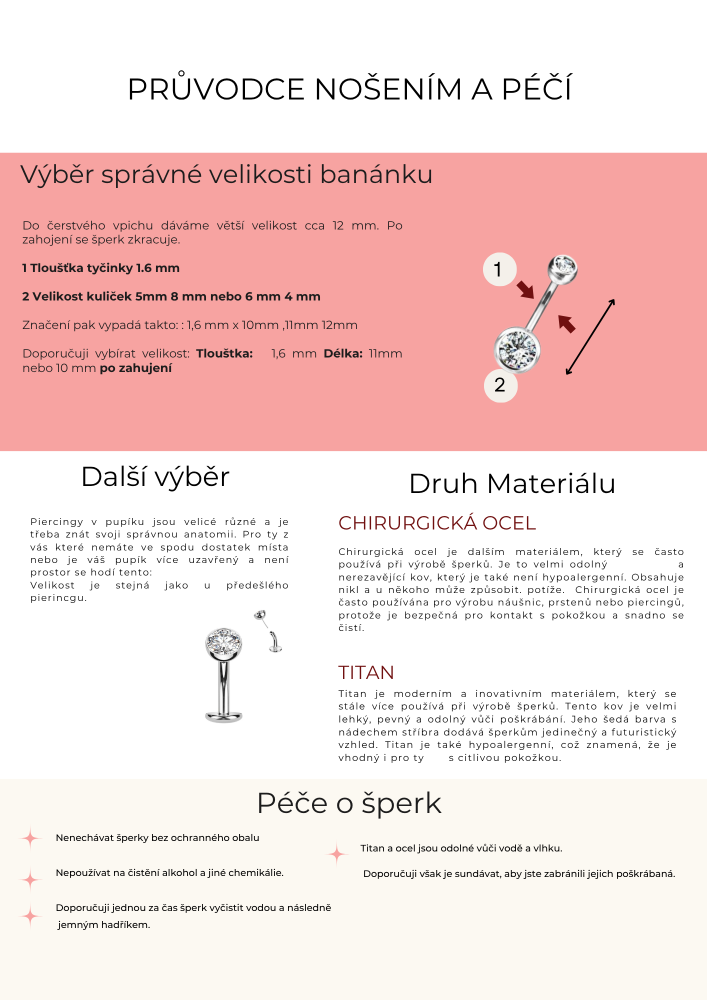 piercing stiling - ditazník